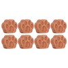 8pcs Essential Oil Car Diffuser Cat Paw Shape Simple Compact