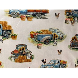 Old Truck Valance, Farmhouse Valance, Cotton Valance Window Curtain Treatment Fits Window 28"Wide, if wider, you need 2 valances. Spread out FLAT this valance is 40W x 15L