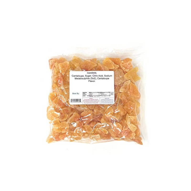 Cantaloupe Chunks (Dried) ~ 2 Lbs