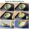 Matcha Whisk Set 7 Pcs - Ceramic Matcha Set with