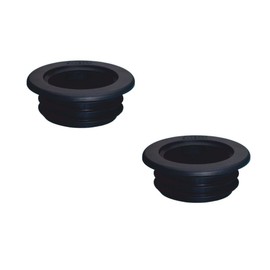 PIPESNUG 40MM SOLV WELD; BLACK (2 PK)