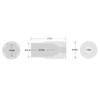1/2 Inch Drive 13mm Shallow Impact Socket, Chrome Molybdenum Alloy