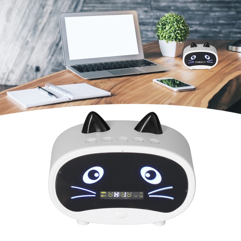Mini Cartoon Speaker Multifunctional Cute Cat Ear Design Smart Set