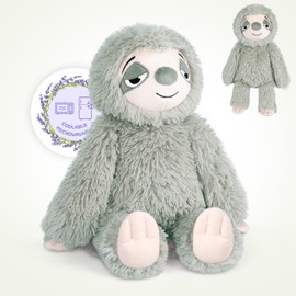 SuzziPals Heatable & Coolable Sloth Stuffed Animals, Cute Microwavable Heating Pad Plushies for Soothing & Relaxation, Sloths Plush Toys, Stuffed Sloth Gifts Decor