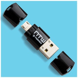 NTW Twingo: Micro SD Card Reader/Memory Card Reader/USB 2.0 Adapter/Micro USB OTG/Portable Micro SD Card Reader for Android Phone/MacBook/PC/Tablets - 2 Pack
