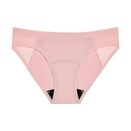 KNIX Light Leakproof No-Show Mesh Boyshort - Period Underwear for Women - Rose Water, Large