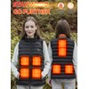 KOPLO Heated Vest Women with Battery Pack, Lightweight Rechargeable Electric