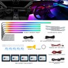 Acrylic Interior Car LED Strip Light with Wireless APP, Dreamcolor