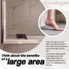 Shineligee 2 Pack Updated Shower Splash Guard, Large Splash Guards