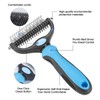 XLCL pet Pet Grooming Tool - 2 Sided Undercoat Rake