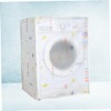 Zerodeko 3pcs Washing Machine Cover Case Peva Fabric Standard Size