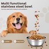 50 Pcs 5.5 Inch Stainless Steel Dog Bowls Replacement Basic