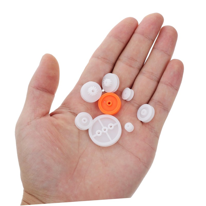 LALAFINA Belt Pulley Kit for DIY Model Cars Plastic Pulleys