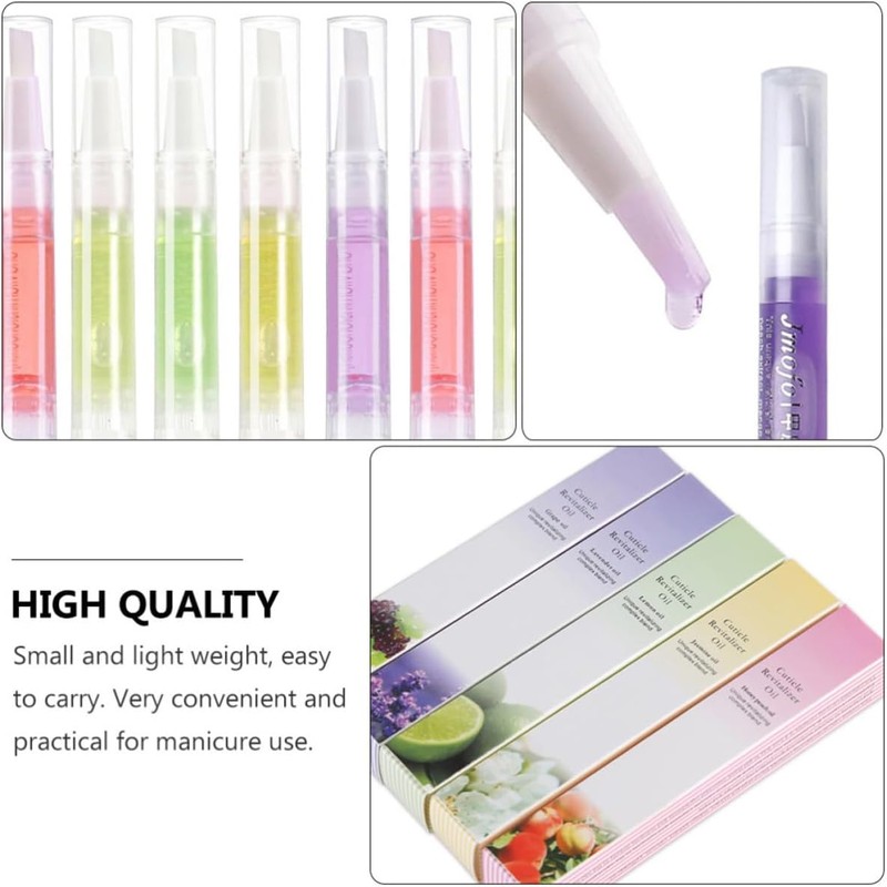 Aceite para uñas esmaltadas y lápiz de aceite nutritivo para