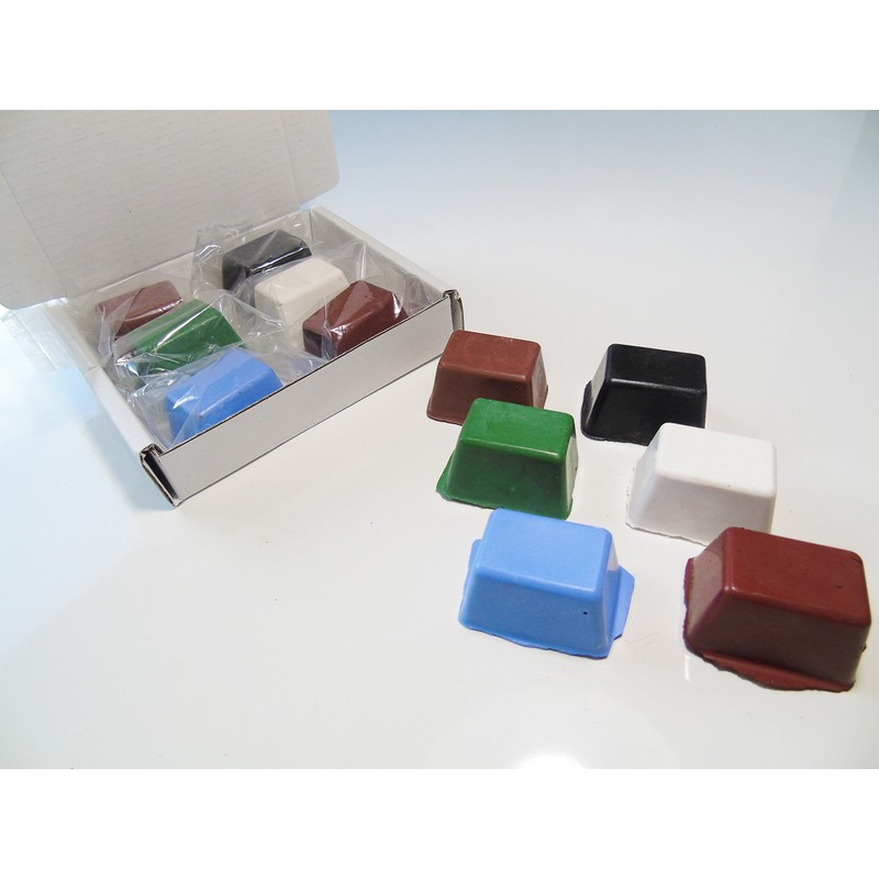 JEWELLERS Buffing Rouge Polishing Compound precious metal polishing, BROWN, GREEN,