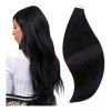 Runature Extensiones Cabello Real 40gr 14in Negro Natural