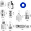 HUBEST 13pcs Multi-Size Airbrush Adapter Set, Airbrush Quick Release Disconnect