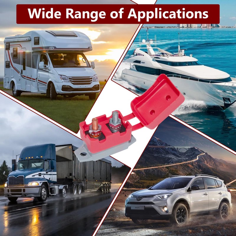 Auto Reset Circuit Breaker, Stud Type Circuit Breakers with Cover,