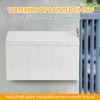 Wall Mount Mailbox for Outside with Flag, Galvanized Steel Mail