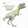 Dinosaur T Rex - cellent Birthday Card