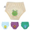 4PCS Baby Cloth Cartoon Waterproof Diapers Nappies Toddler 4 Layers