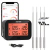 Digital Bluetooth BBQ Grill Meat Thermometer with 4 Probes, Instant-Read