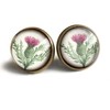 Scottish Thistle Stud Earrings
