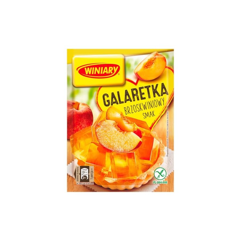 WINIARY Galaretka brzoskwiniowa 71g / Gelee aux peches /