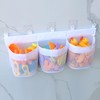 XNBTFK Large Bath Toy Storage Organizer with 3 Compartment Large