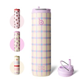 Bottle Bottle Insulated Stainless Steel Water Bottle 750 ml with Straw, Lid & Handle - Leak-Proof, BPA-Free, Double Walled - Ideal Water Bottle for Sports, Travel & Fitness (Viva)