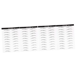 NOLITOY Sets Artificial Eyebrows Sticker Eyebrow Makeup Tool for Women Realistic Look Quick Easy Application Sheets