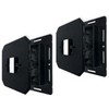 iMBAPrice IMBA-8081F-2BK Black Non- Metallic Universal Siding Block for Light