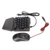 Wired Keyboard Mouse Converter Combo Plug and Play Keypad Mouse