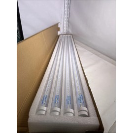 Hyperikon 4x HYPERIKON 841000751BC T8-4FT 5000K CLEAR Led Tube Light Bulbs 18W, BC ROTABL