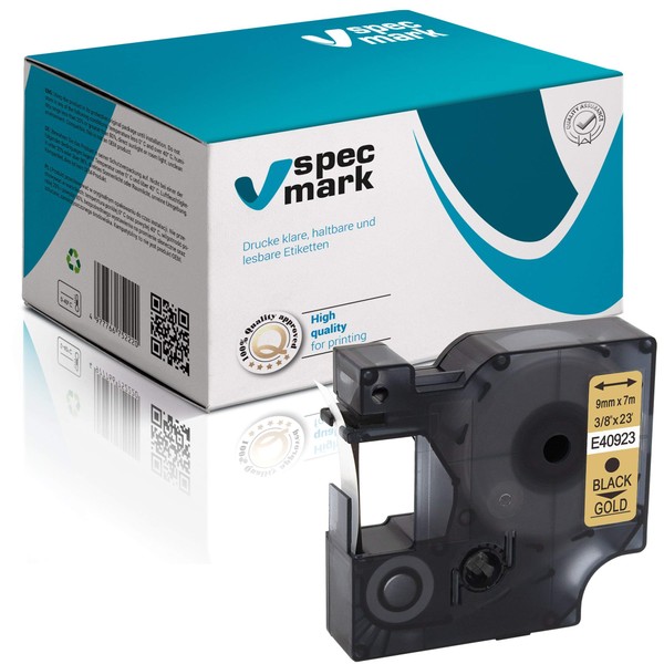 specmark Compatible with DYMO D1 40923 Label Tape 9 mm