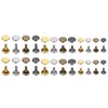 Double Sided Rivet Set Metal Studs Binding Studs Screws Assortment