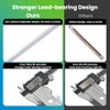 Undermount Sink Brackets, Adjustable Stainless Steel Sink Installation Kit for