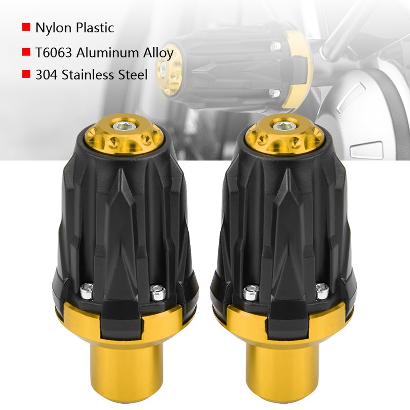 1 Pair of 10mm Motorcycle Exhaust Frame Sliders Anti Crash