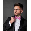 Ladeheid Elegant Men's Bow Tie - High Quality, Matt, Adjustable,
