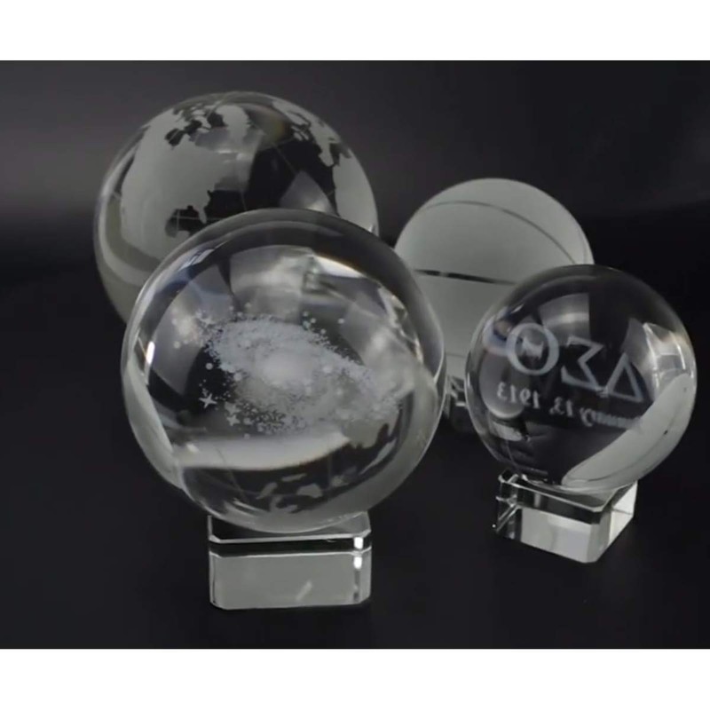 Saijer Crystal Stand, Set of 4 Clear Square with Concave