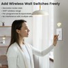 SURAIELEC Wireless Light Switch, Remote Control Outlet, Decorator Rocker Wall