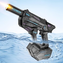 Electric Water Guns for Kids Adults,Super Blaster Soaker,Long Range,Large Capacity,with LED Light Up,Summer Outdoor Beach Pool Party Water Toys.