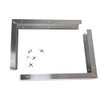 2 Pieces Stainless Steel Microwave Trim Kit Microwave Side Panel