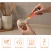 3 Pcs 3-in-1 Cup Lid Crevice Cleaning Brush, Portable Multifunctional