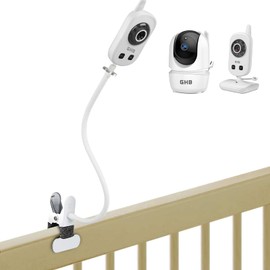 Baby Monitor Holder for GHB Baby Monitor, ANMEATE SM24, Goodbabyuu24, Babysense V24US, Flexible Baby Monitor Holder, Baby Monitor Mount, Baby Camera Stand