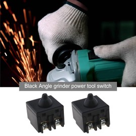 eMagTech 2PCS Angle Grinder Switch for 100mm 4" Angle Grinder Push Button Power Switch Replacement Handheld Electric Tool Accessories