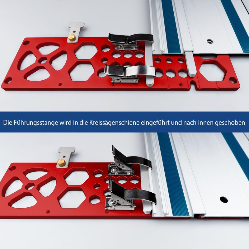340 mm 90° Right Angle Guide Rail, Angle Stop Guide