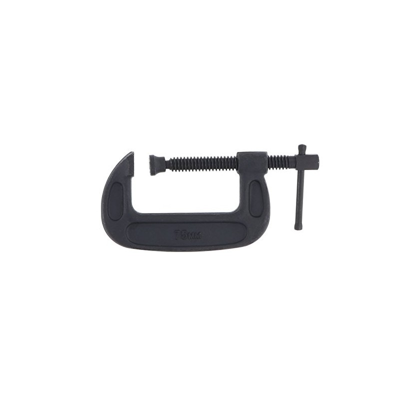 Takagi GISUKE Forged C-Shaped Clamp, Black, 3.0 inches (75 mm)