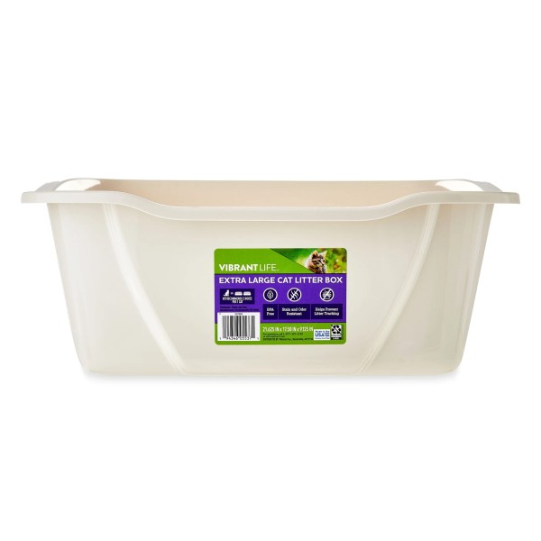 Unbranded Vibrant Life Extra Large Open Cat Litter Box