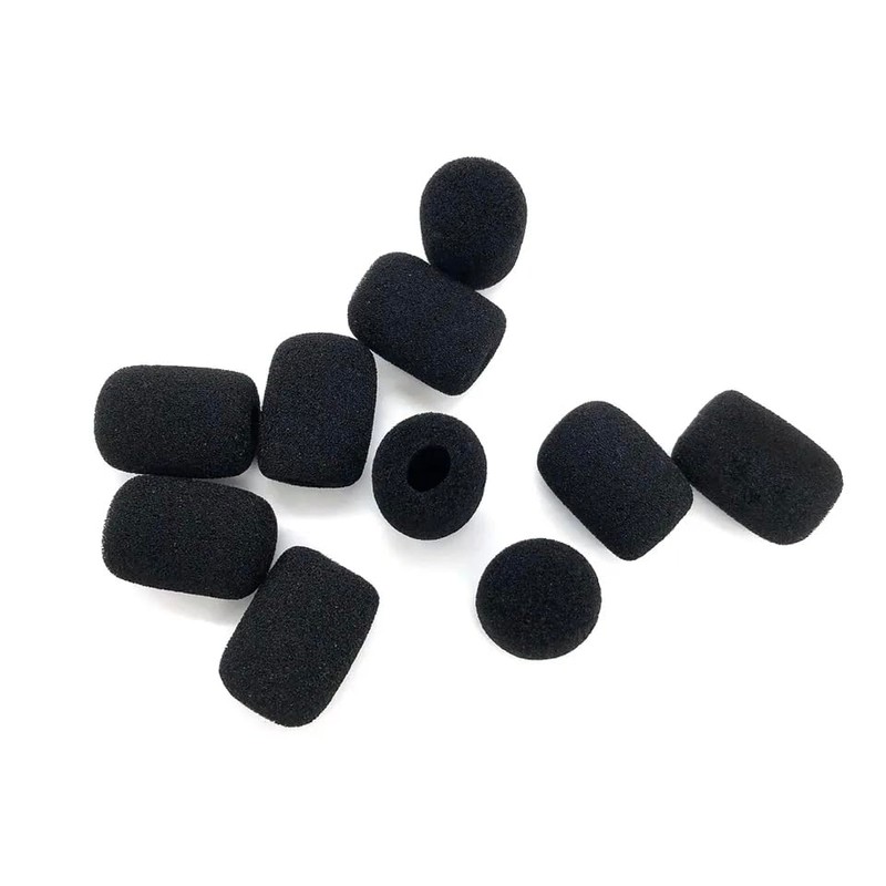 Amykite 20PCS Mini Microphone Cover,Microphone Windscreen Foam Cover,Noise Reduction and